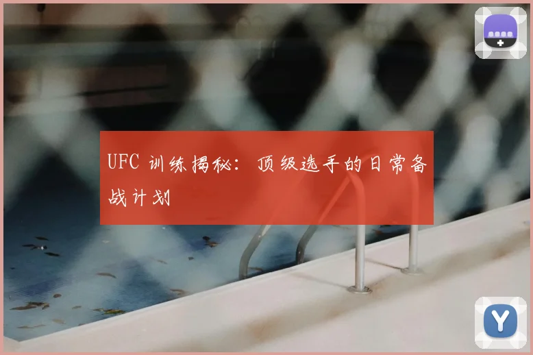UFC 训练揭秘：顶级选手的日常备战计划